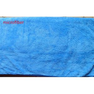 China Blue  80 * 140cm Altra Thick Microfiber Bath Towels Super Absorbent Bathroom Cleaning on sale