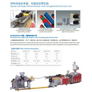 1500mm DWC Plastic Pipe Extruder Water Cooling Socket Connection