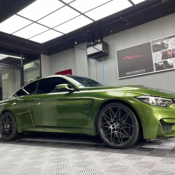 Bamboo Green Color Paint Protection Film Ceramic Coating Color Shift Wrap