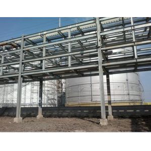 Customized Steel Structure Platform Construction Mezzanine Windproof ISO9001