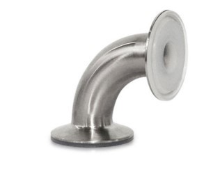 Quality 50.5mm 90 Degree Elbow Fittings / 3A Ptfe Lined Elbow With Tri Clamp wholesale