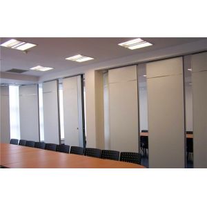 Meeting Room Sound Proof Partitions / 2000mm Height Hanging Sliding Partition