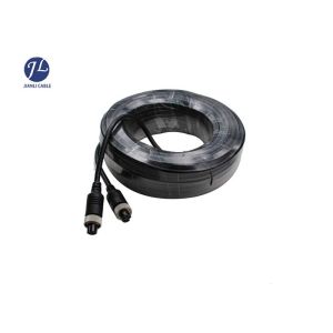 China Car Backup Camera Extension Cable With 5 Pin Screw Aviation Connector on sale
