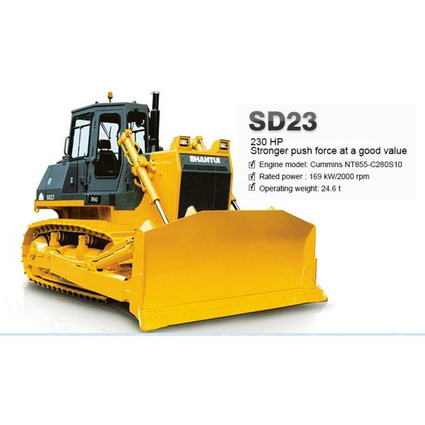 Quality SHAN TUI Power 230HP Heavy Machine Bulldozer Straight - Tilt Blade With Angle Blade With Semi - U Blade wholesale