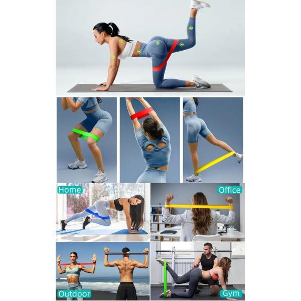 Tpe Materials Resistance Band Set 600MM*50MM