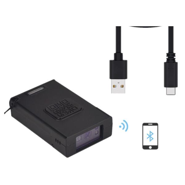 E Ticket 2D Barcode Scanner Mini Wireless MS3392 Chargeable 600mAh Li - Ion