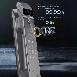 Tuya fully automatic facial recognition fingerprint lock with lock body
