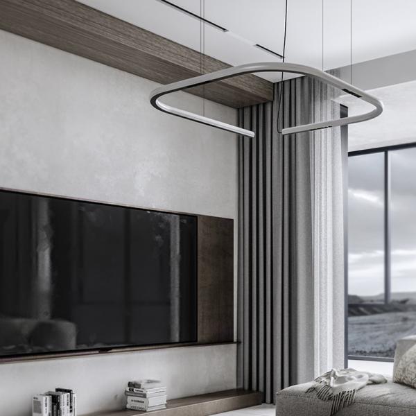Quality Modern Designer LED Pendant Lighting Nordic Brief Liner Pendant Lamp Anti-Dazzle Hanging Light(WH-MI-457) wholesale