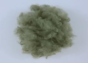 Cheap Army Green Fiber Dope Dyed Polyester Staple Fiber For Carpet for sale