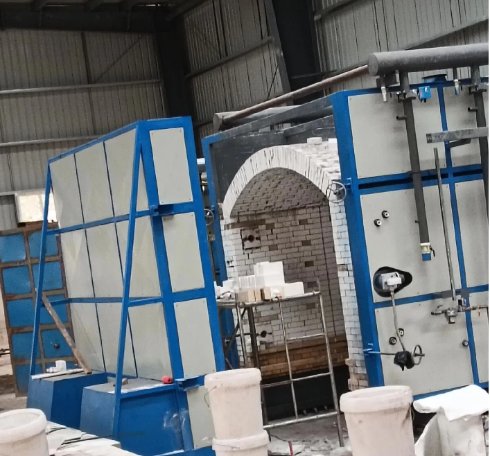 China PID Temperature Controller Ceramic Shuttle Kiln for Glass/Metal Production Adjustable Production Cycle on sale