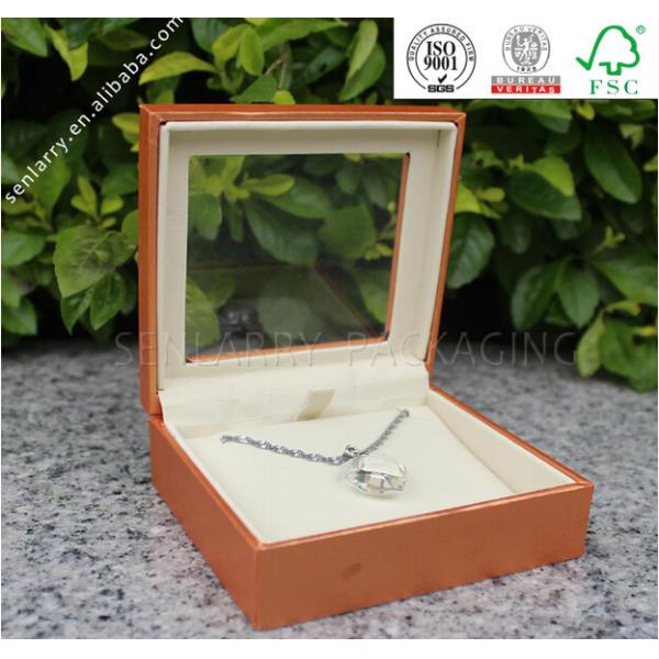 promotional professional custom made packing box for necklaces certificated by