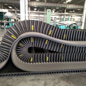 High Flexibility Rubber Multi Ply Textile Corrugated Sidewall Conveyor Belt