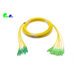 12cores Pre-terminated Fiber Patch Cable LC APC - SC APC LSZH SM with Fanout 2