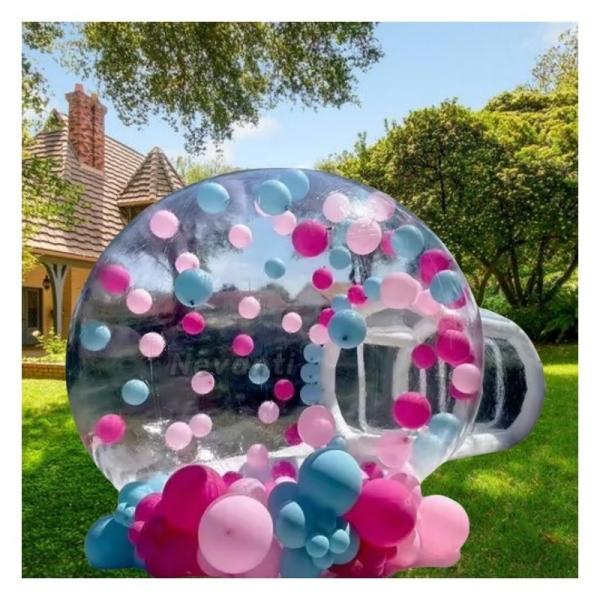 Allowing More Than 10 Passengers Inflatable Crystal Igloo Dome Bubble Tent for