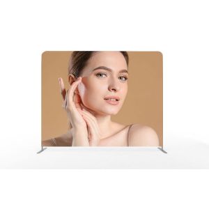 Stretch Fabric Exhibition Backdrop Trade Show Roll Pull Up Display Booth 8ft