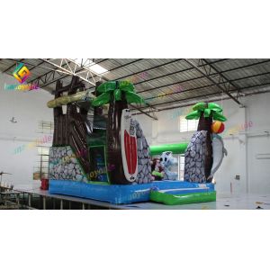 Anti Uv Jumping Fun Inflatable Play Park / Inflatable Kids Playground