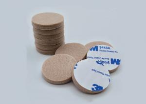 China Heavy Duty Self Adhesive Felt Pads Round Shape For Furniture Feet on sale