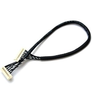 Electronic VGA Converter 20 Pin LVDS Connector LCD Panel Cable Assembly for