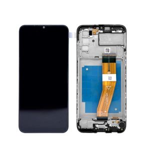 Original A03S Service Pack LCD With Frame For a03s Mobile Phone Screen Display