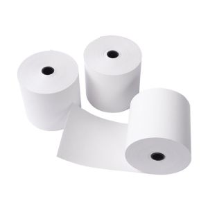 China Notepad 70mmx100mm 51gsm Carbonless Paper Roll on sale