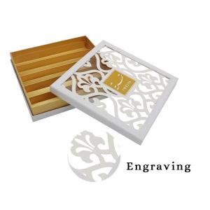 luxury presentation cigar chocolate rigid wholesale packaging paper box factory