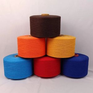 Ne 6/1 8/1 10/1 Optical White / Raw White Regenerated Cotton Yarn For Knitting