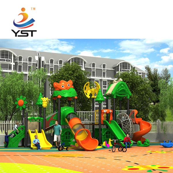 Quality Large new design eco-friendly outdoor playground plastic slide for children wholesale