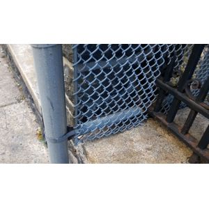 chain link wire mesh fence 50mm x 50mm hot dipped galvanized chain wire tension
