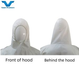 Durable Waterproof Protective Microporous Hooded Coveralls Model NO. VASTPROTECT