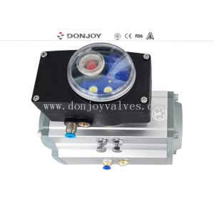 Aluminum actuator with Intelligent C TOP-1561 control unit to feedback PLC