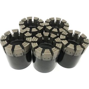 BQ NQ HQ PQ Diamond Core Bits Threaded Connection For Drilling And Mining