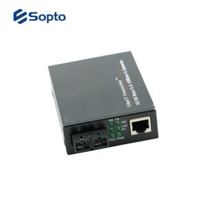 Single Mode Fiber Media Converter RJ45 SC Connector