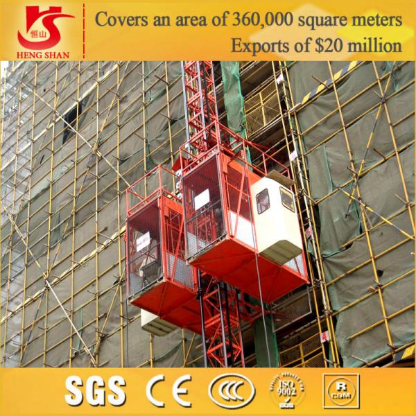Quality Single Cage and Double Cages construction elevator equipment for buliding wholesale