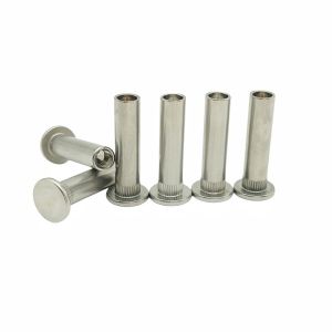 Crown Mark Processing Customized Stainless Steel Flower-Toothed Rivet Semi