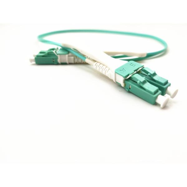 Quality Push Pull Tab Fiber Optical Patch Cord LC Uniboot OM3 For High Density Cabling wholesale