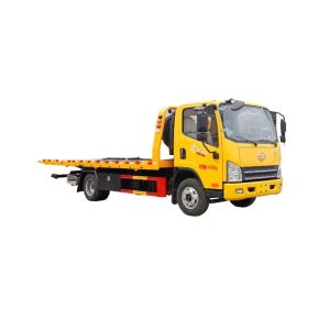 China FAW 140 Horsepower 4X2 Wrecker Truck Maximum Loading Weight 5 Ton 5995*2400*2300mm Fast 8 Gear Wrecker Truck for Towing on sale
