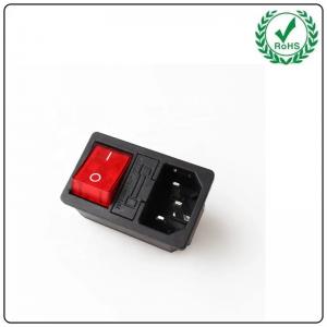 Cheap Hot Sale Electrical Socket AC Power Socket With Rock Switch 3pin Inlet Ac Power Socket for sale