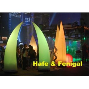 1.6M 2M Inflatable Lighting Decoration LED Sphere Mirror Balloon