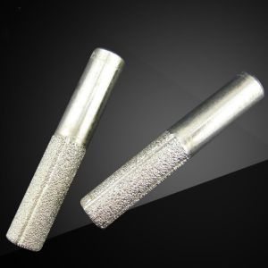 Electroplated Brazed Diamond Tools , Stone Carving Diamond Grinder Drill Bit
