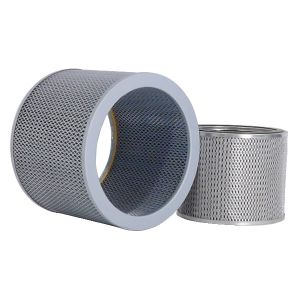 Glass Fiber Oil Mist Filter Element For Collecting Dry Smoke 11.02 Inch Height