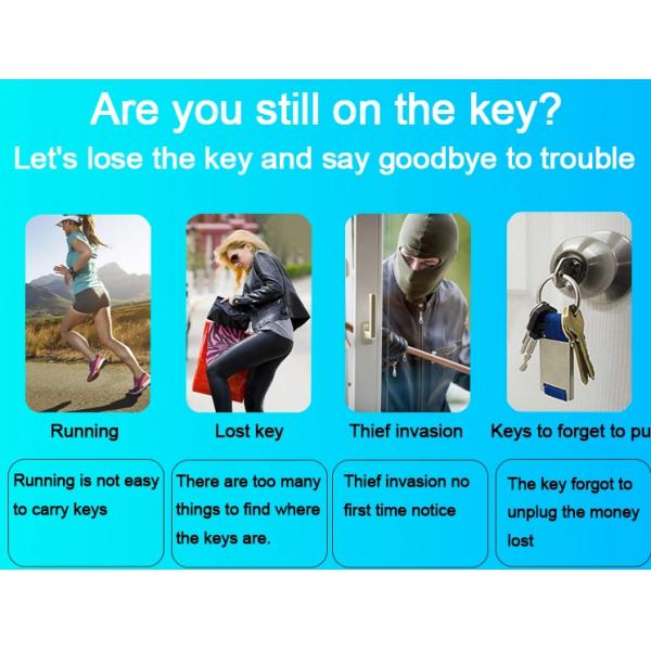 BLE APP Electronic Security Door Locks