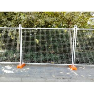 OEM Heat Treated 2.4m Width Temp Construction Fence