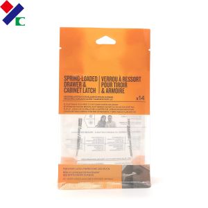 Flat Bottom Recyclable Plastic Bags With Zipper Clear Window