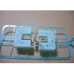Hot Runner / Cold Runner Dual Shot Injection Molding Electronic Button Making