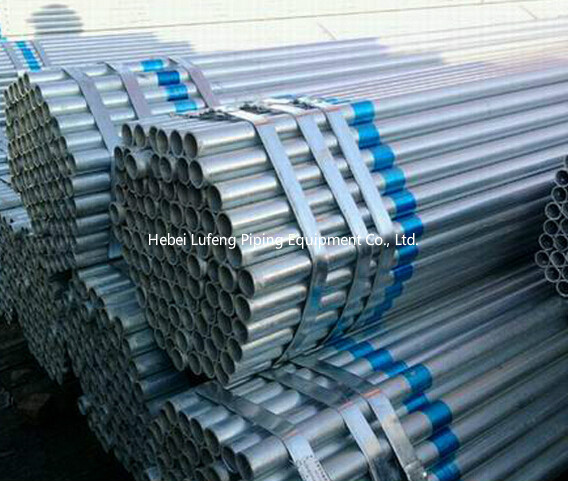 Hot dipped galvanized schedule 40 steel pipe / mild steel pipe with low