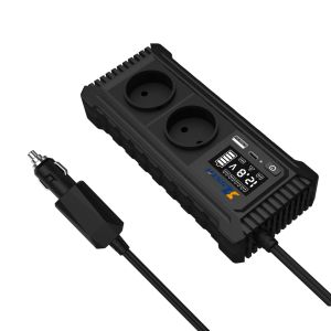 Portable 200W Pure Sine Wave Car Power Inverter with Type C USB
