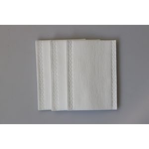 Synthetic Silky Lint Free Cotton Wipes Rectangular Double Sided Unbleached