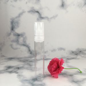 China 20 ml PET White Translucent Body With Black Cap Lid Plastic Bottles For Juice Oil Tamper Evident on sale