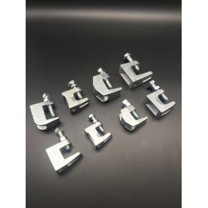 China Customized Zinc Plated m8 m12 Unistrut Structure Beam Clamps on sale