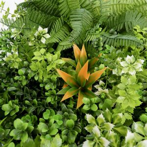 High Density PP Plastic Exterior Artificial Wall Grass Panel